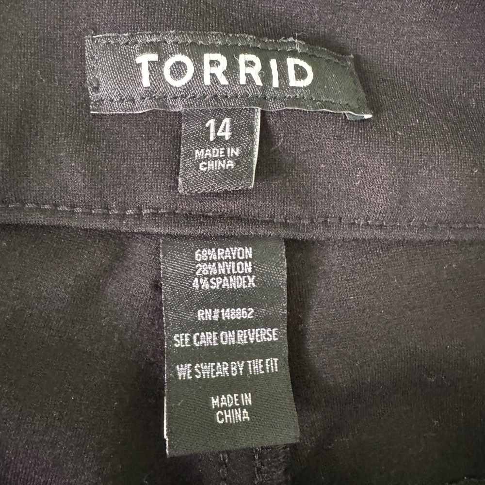Torrid Classic Black Stretch Shorts